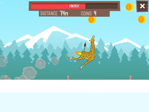 Giraffe Winter Sports Simulator(模拟长颈鹿)截图