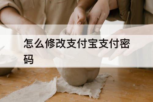 怎么修改支付宝支付密码