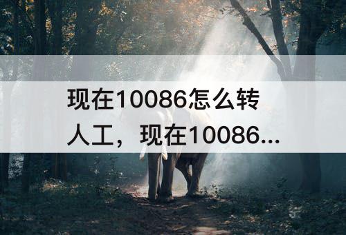 现在10086怎么转人工，现在10086怎么转人工时间