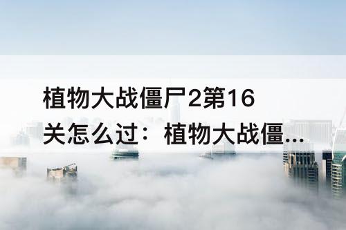 植物大战僵尸2第16关怎么过：植物大战僵尸2第16关怎么过天空之城