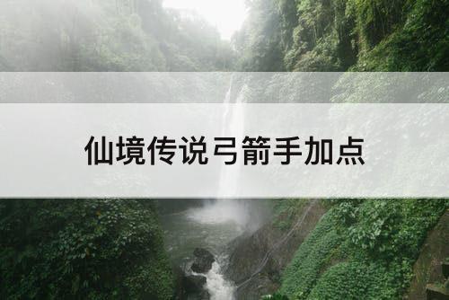 仙境传说弓箭手加点