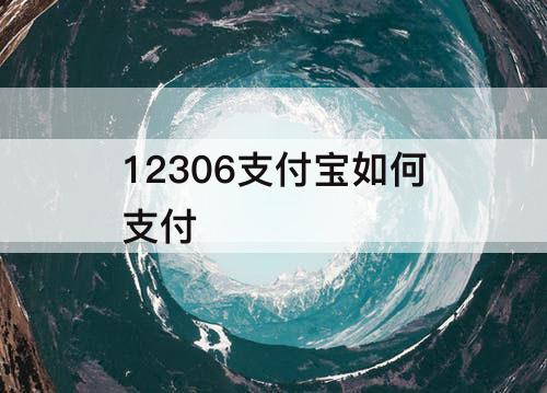 12306支付宝如何支付