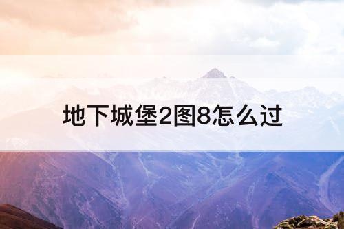 地下城堡2图8怎么过