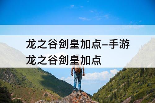 龙之谷剑皇加点-手游龙之谷剑皇加点