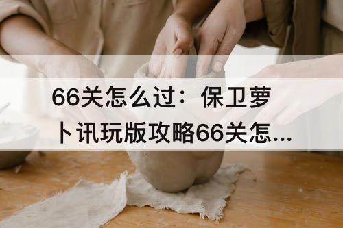 66关怎么过：保卫萝卜讯玩版攻略66关怎么过