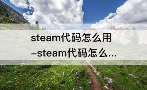 steam代码怎么用-steam代码怎么用不了