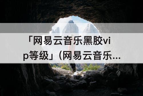 「网易云音乐黑胶vip等级」(网易云音乐黑胶vip等级排行)