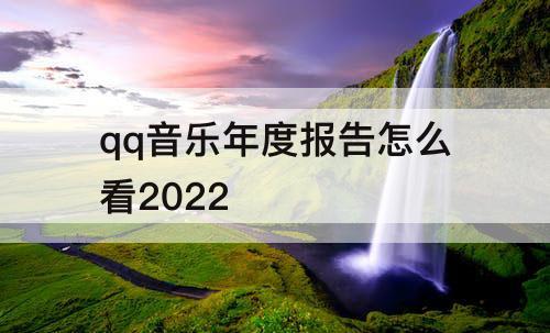 qq音乐年度报告怎么看2022