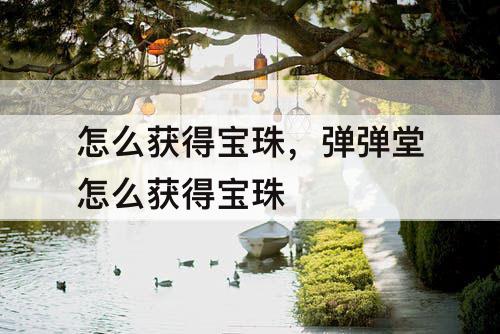 怎么获得宝珠，弹弹堂怎么获得宝珠