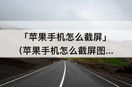「苹果手机怎么截屏」(苹果手机怎么截屏图片)