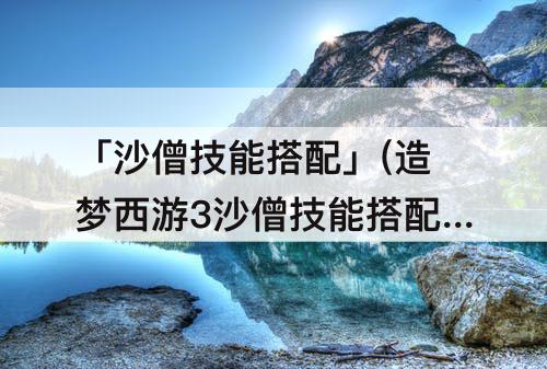 「沙僧技能搭配」(造梦西游3沙僧技能搭配毒杀)