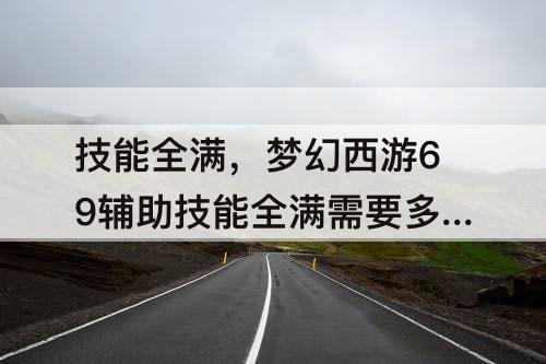 技能全满，梦幻西游69辅助技能全满需要多少帮贡