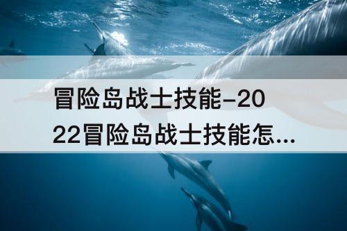 冒险岛战士技能-2022冒险岛战士技能怎么加点