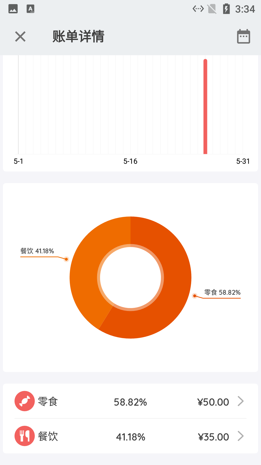 小简单记账本