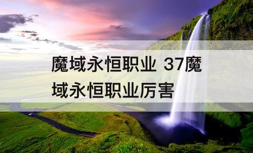 魔域永恒职业 37魔域永恒职业厉害