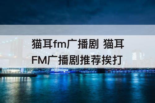 猫耳fm广播剧 猫耳FM广播剧推荐挨打
