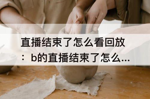 直播结束了怎么看回放：b的直播结束了怎么看回放