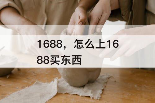 1688，怎么上1688买东西