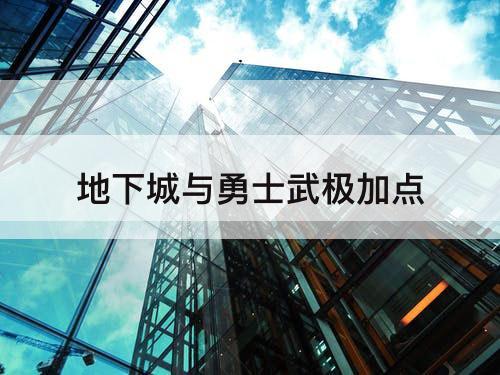 地下城与勇士武极加点