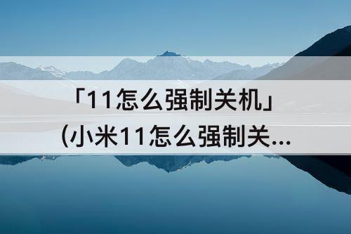「11怎么强制关机」(小米11怎么强制关机屏幕失灵)