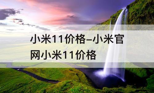 小米11价格-小米官网小米11价格
