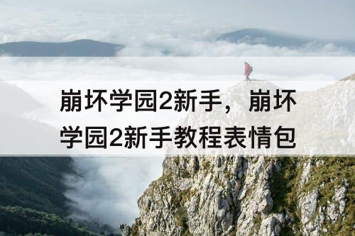 崩坏学园2新手，崩坏学园2新手教程表情包
