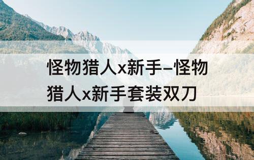 怪物猎人x新手-怪物猎人x新手套装双刀