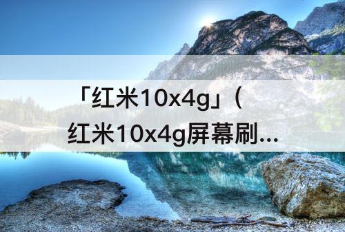 「红米10x4g」(红米10x4g屏幕刷新率)