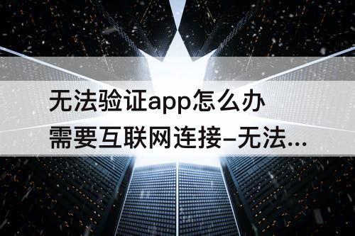 无法验证app怎么办需要互联网连接-无法验证app怎么办需要互联网连接信任后