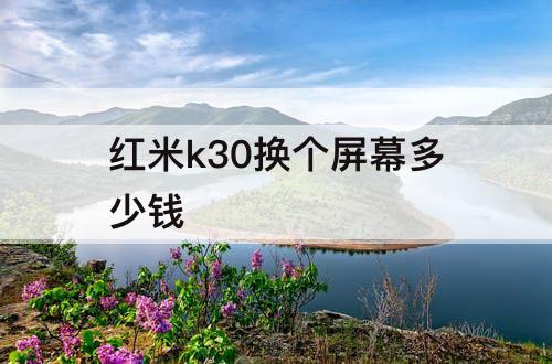 红米k30换个屏幕多少钱
