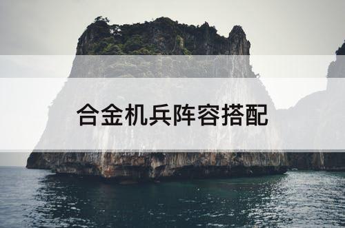 合金机兵阵容搭配