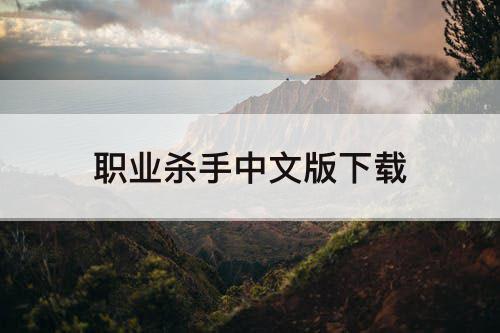 职业杀手中文版下载