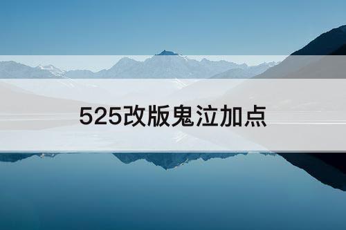 525改版鬼泣加点