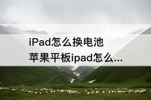 iPad怎么换电池 苹果平板ipad怎么换电池