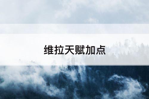 维拉天赋加点