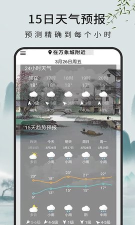 一毫天气预报