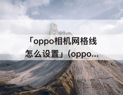 「oppo相机网格线怎么设置」(oppo相机网格线怎么设置方法)