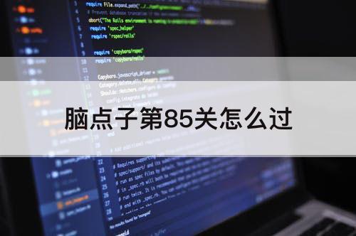 脑点子第85关怎么过