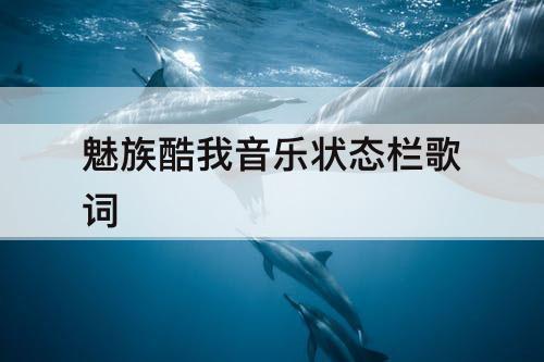 魅族酷我音乐状态栏歌词