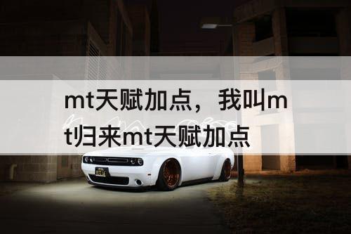 mt天赋加点，我叫mt归来mt天赋加点