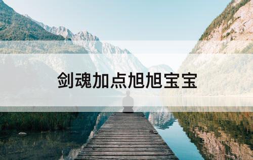 剑魂加点旭旭宝宝