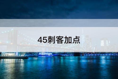 45刺客加点