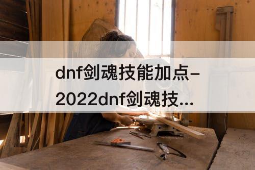 dnf剑魂技能加点-2022dnf剑魂技能加点图100