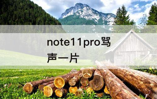 note11pro骂声一片
