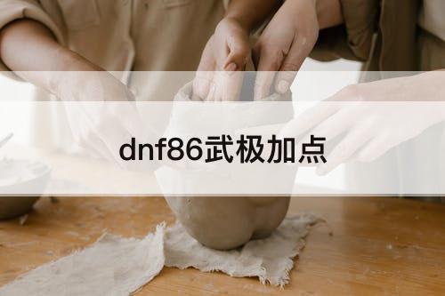 dnf86武极加点