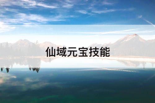 仙域元宝技能
