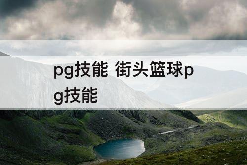 pg技能 街头篮球pg技能
