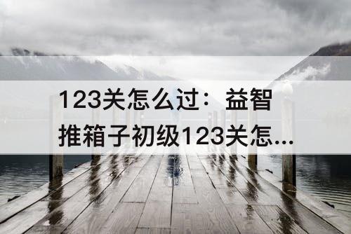 123关怎么过：益智推箱子初级123关怎么过