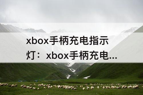 xbox手柄充电指示灯：xbox手柄充电指示灯红灯