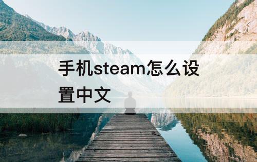 手机steam怎么设置中文